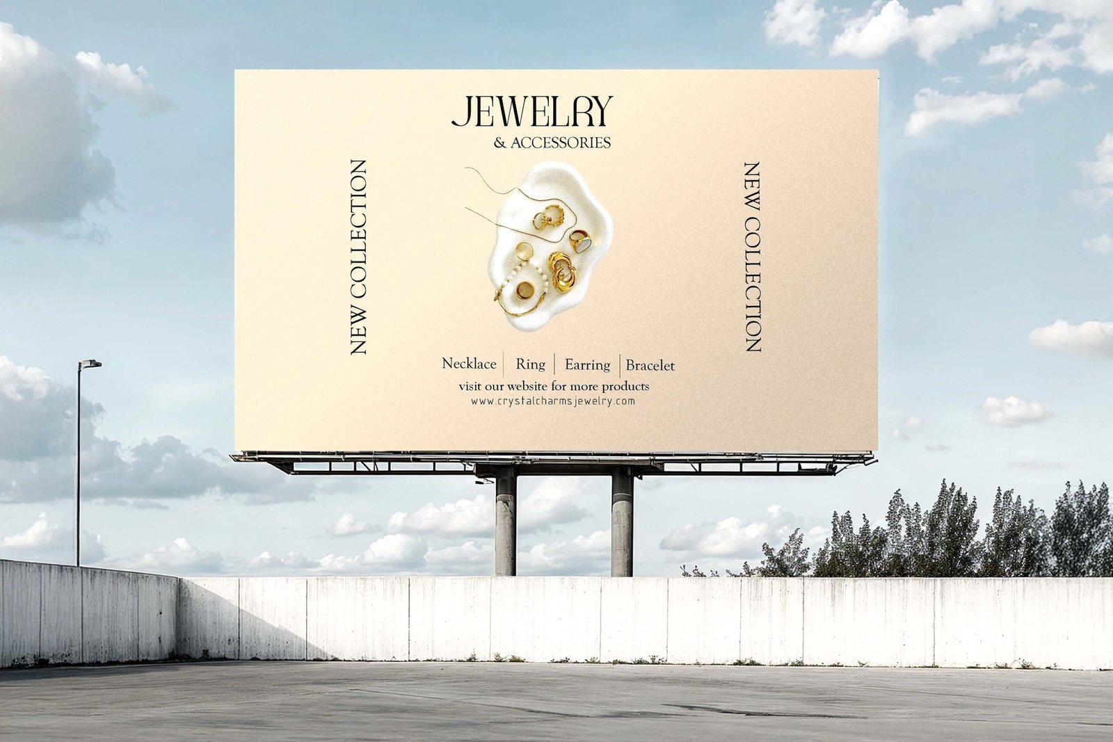 billboard mockup with large size