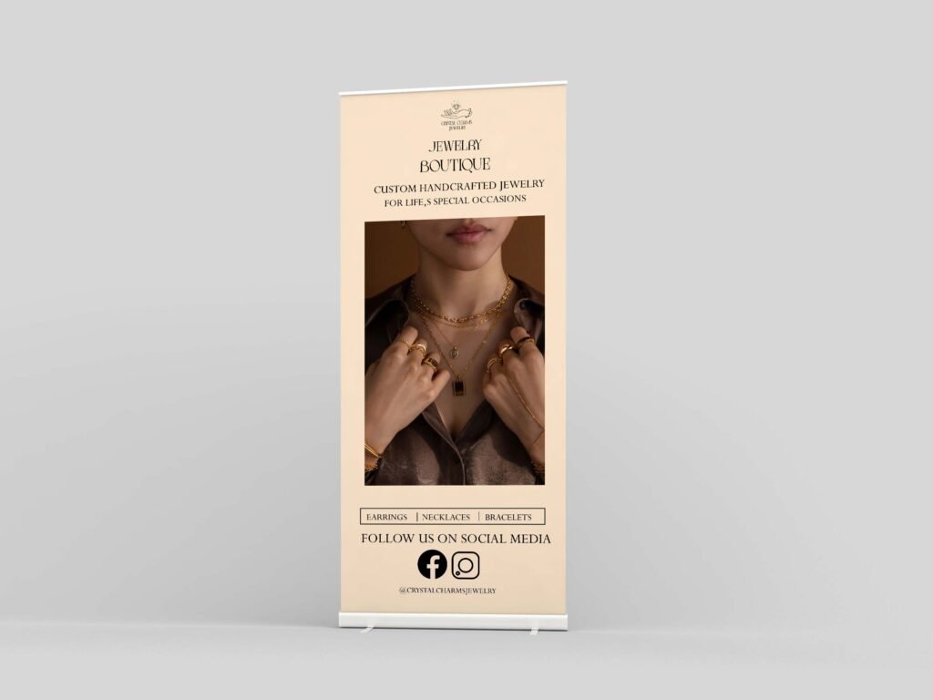 rollup banner mockup